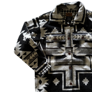 Tulcan Aztec Jacket // Black/Grey/Cream