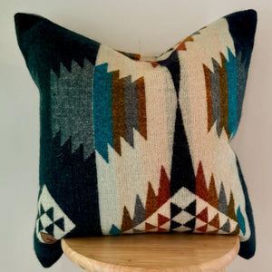 Navy Aztec Pillow Cover