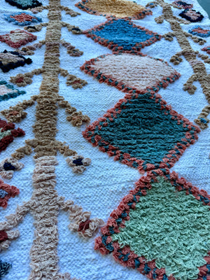 Sahara Recycled Cotton Moroccan Rug