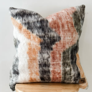 Striped Wool Pillow Cover