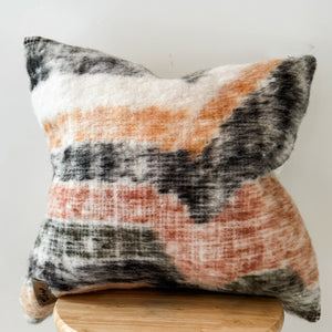 Striped Wool Pillow Cover