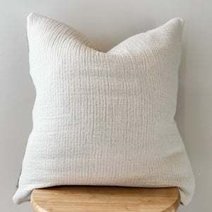 Striped Wool Pillow Cover