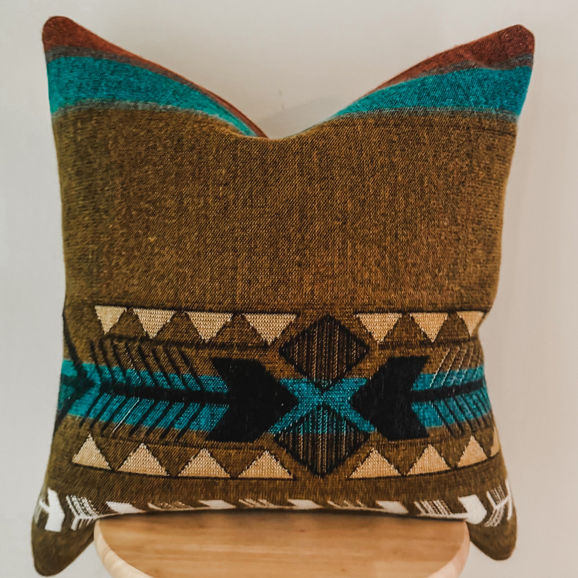 Mustard Aztec Pillow Cover