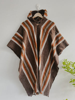 Cajas Wool Poncho