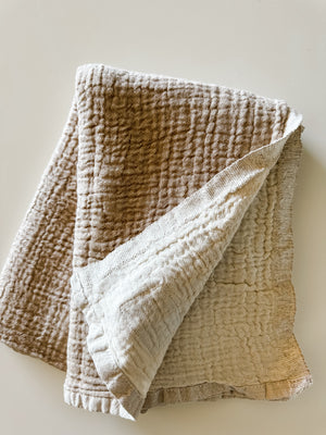 Yalova Crinkle Cotton Baby Throw