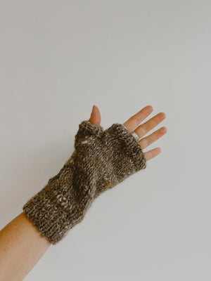 Alpaca Fingerless Gloves