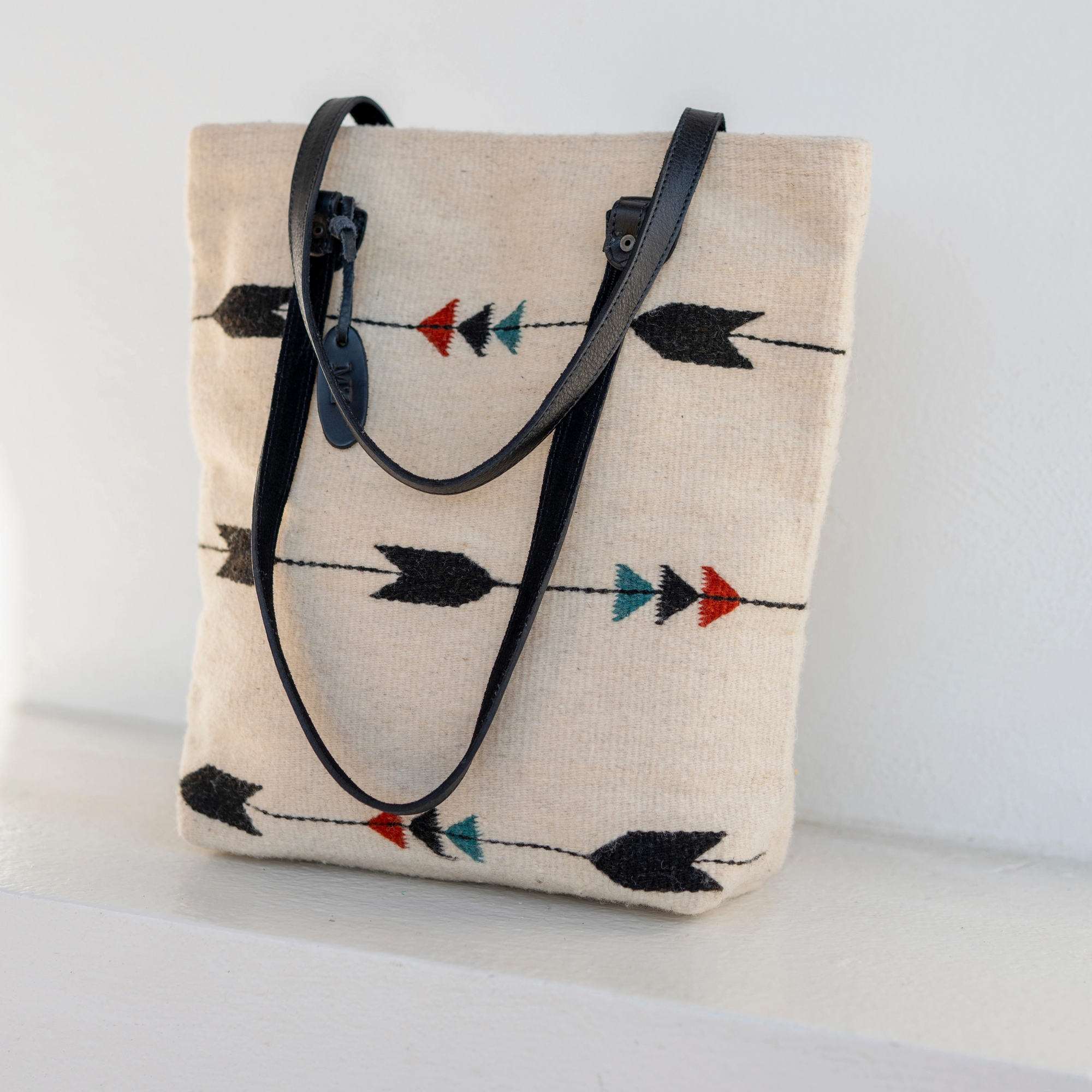 Obsidian Arrow Bucket Tote Bag