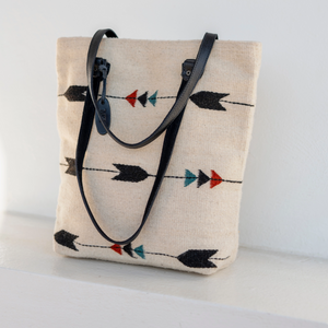 Obsidian Arrow Bucket Tote Bag