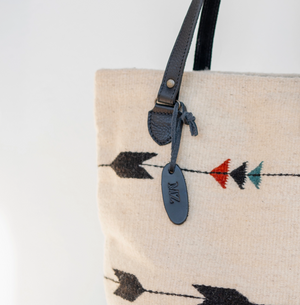 Obsidian Arrow Bucket Tote Bag