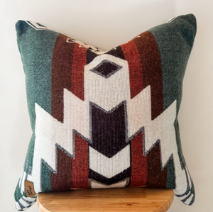 *Imperfect* Mystery Quilotoa Green Pillow Cover